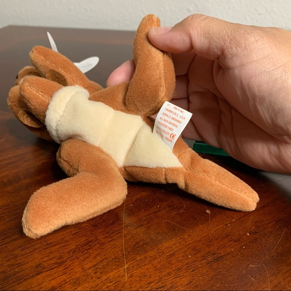 NWT 1996 TY Beanie Babies “Pouch” Kangaroo Stuffie - Picture 3 of 9